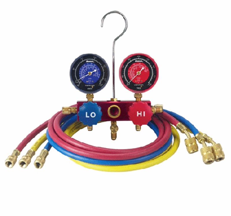  Robinair 41174 2-Way Aluminum Gauge with 3 - 60
