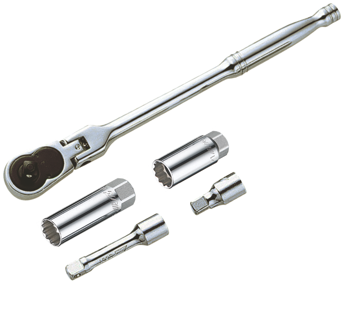 JTC-3905 SPARK PLUG SOCKET SET (MAGNETIC)