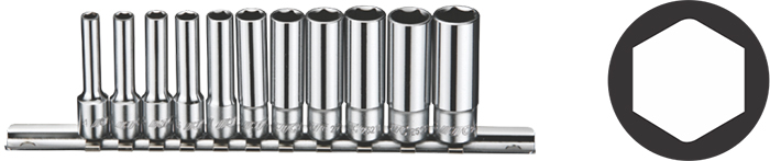 Đầu tuýp 1/4" 11 chi tiết JTC-H211M