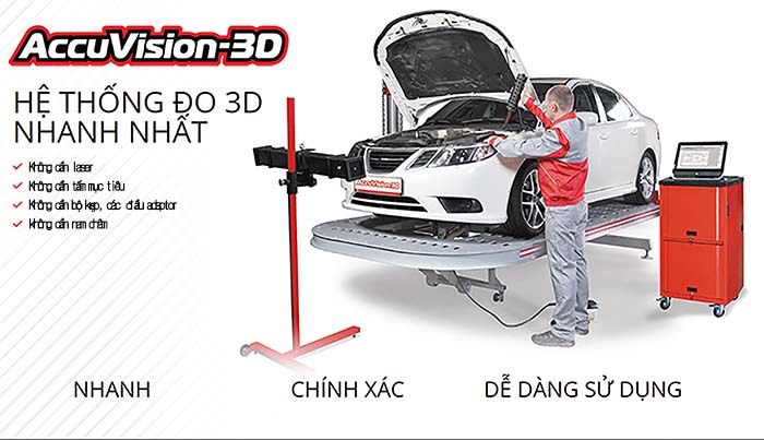 Thiết bị đo khung xe 3D Accuvision-3d 10-AV700