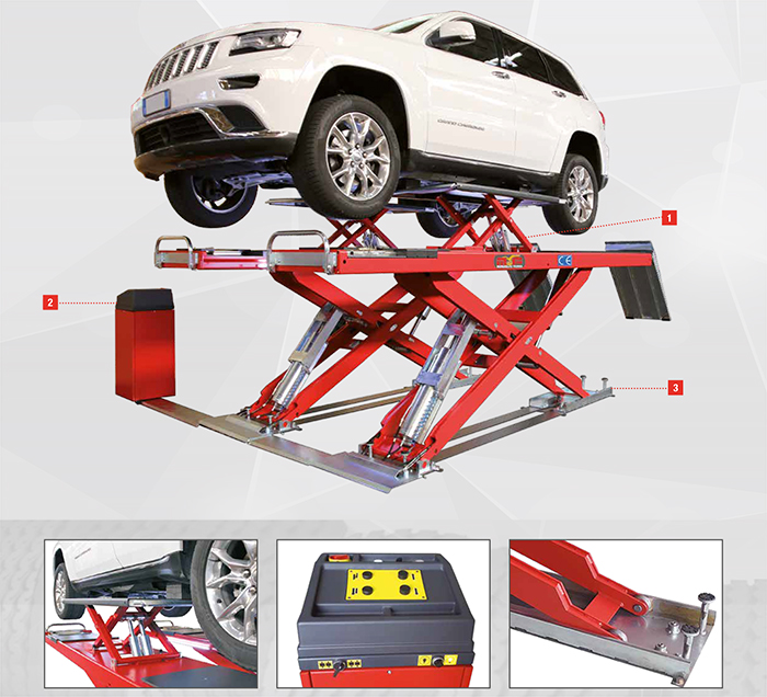 Cầu nâng cắt kéo to Mondolfo Ferro TITAN X 575 CT LT Cầu nâng cắt kéo to Mondolfo Ferro TITAN X 575 CT LT